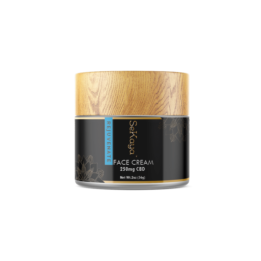 CBD Face Cream REJUVENATE (250mg CBD) NEW Sekaya Wellness